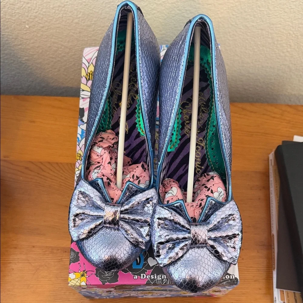 Irregular Choice Pastel Blue Heels - Just in Time - New In Box - Picture 15 of 16
